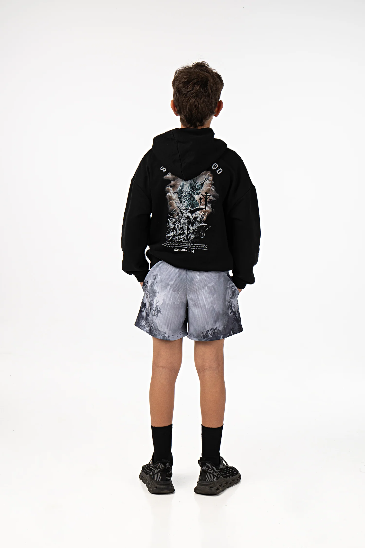Archangel Michael Youth Mesh Shorts - Image 5