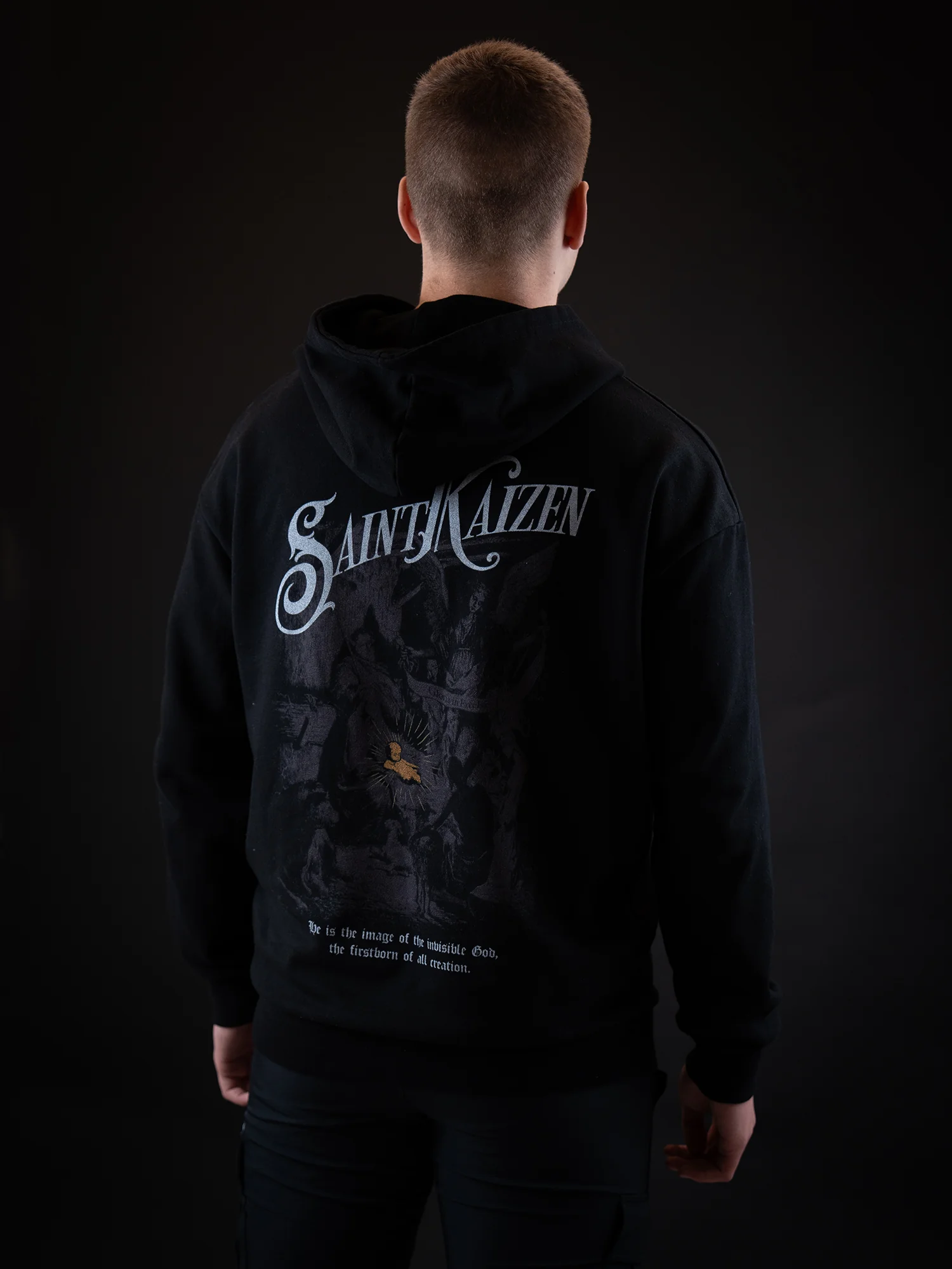 Birth of The Son Hoodie - Black - Image 3