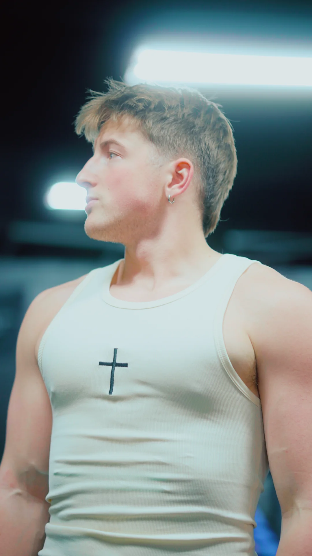 Cross Stringer - Cream - Image 3