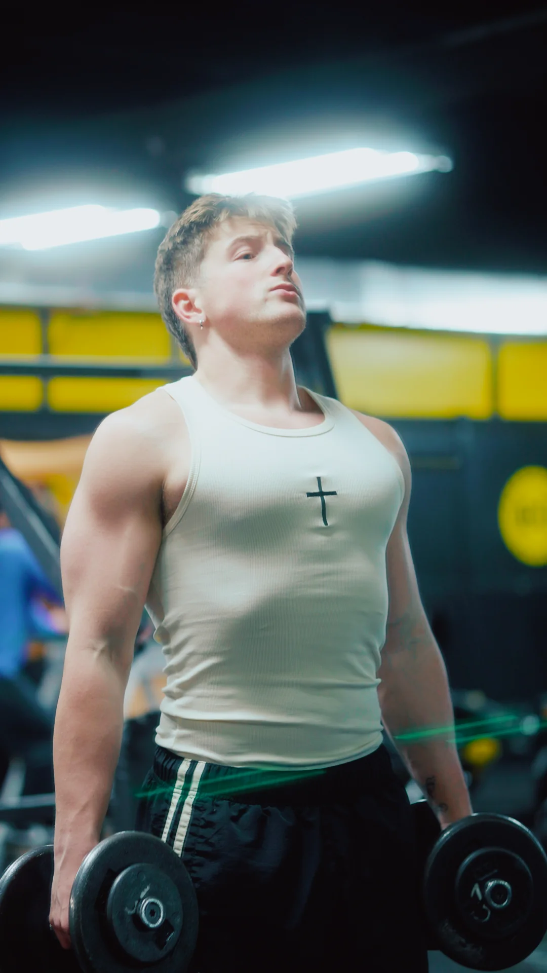 Cross Stringer - Cream - Image 4