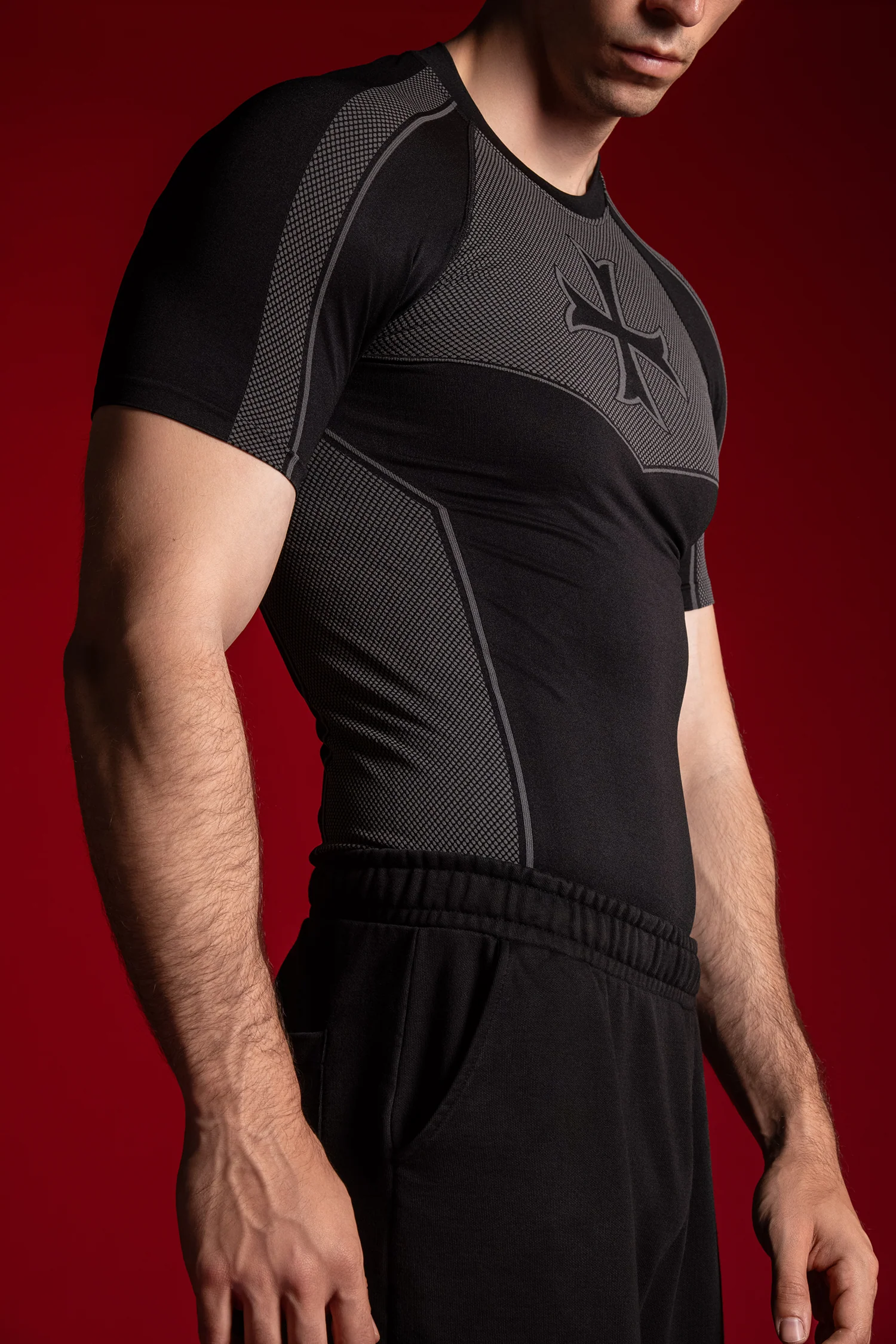 Crusader Cross Compression Tee - Image 3