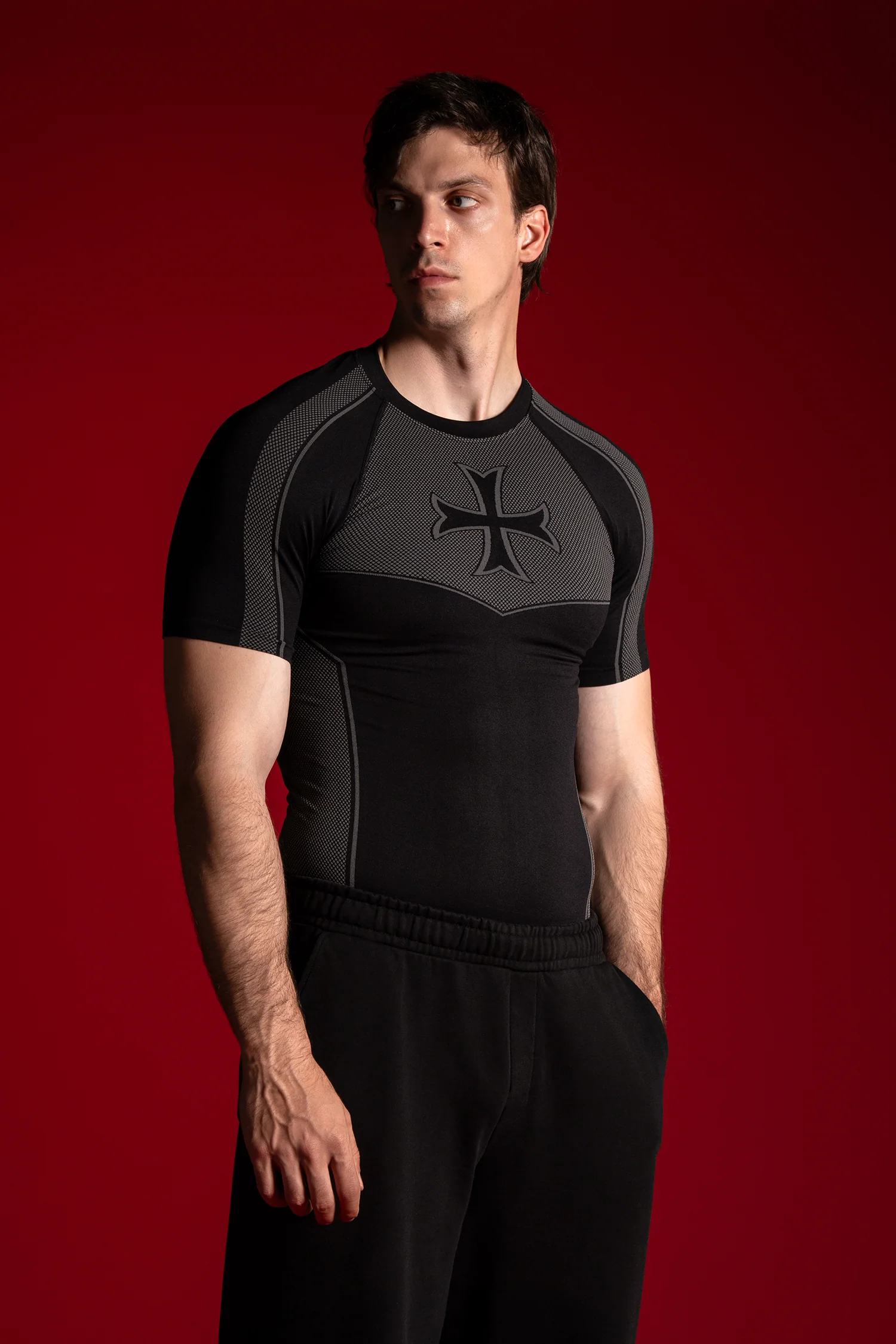 Crusader Cross Compression Tee - Image 7