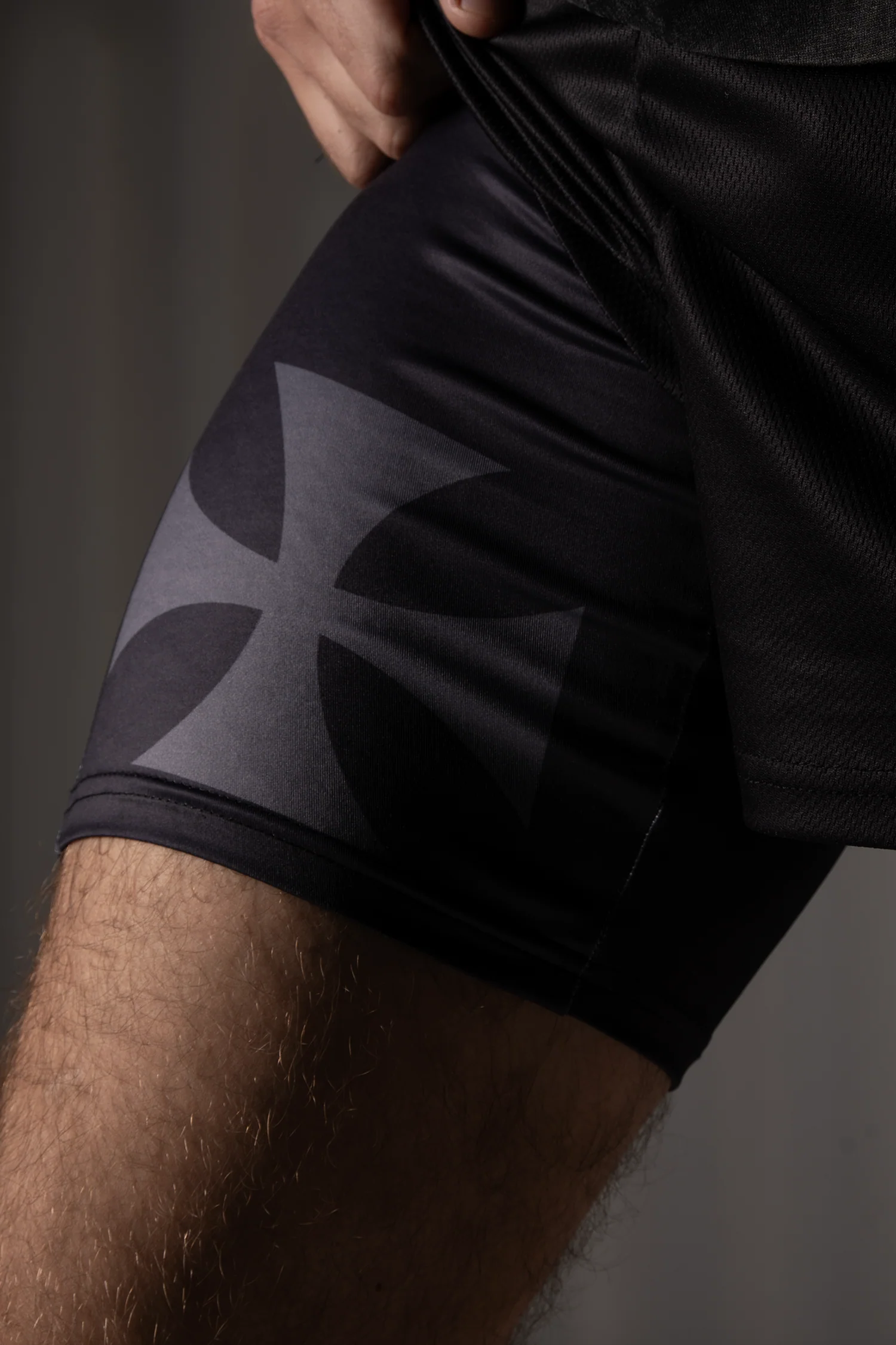 Crusader Cross Performance Shorts - Black - Image 3