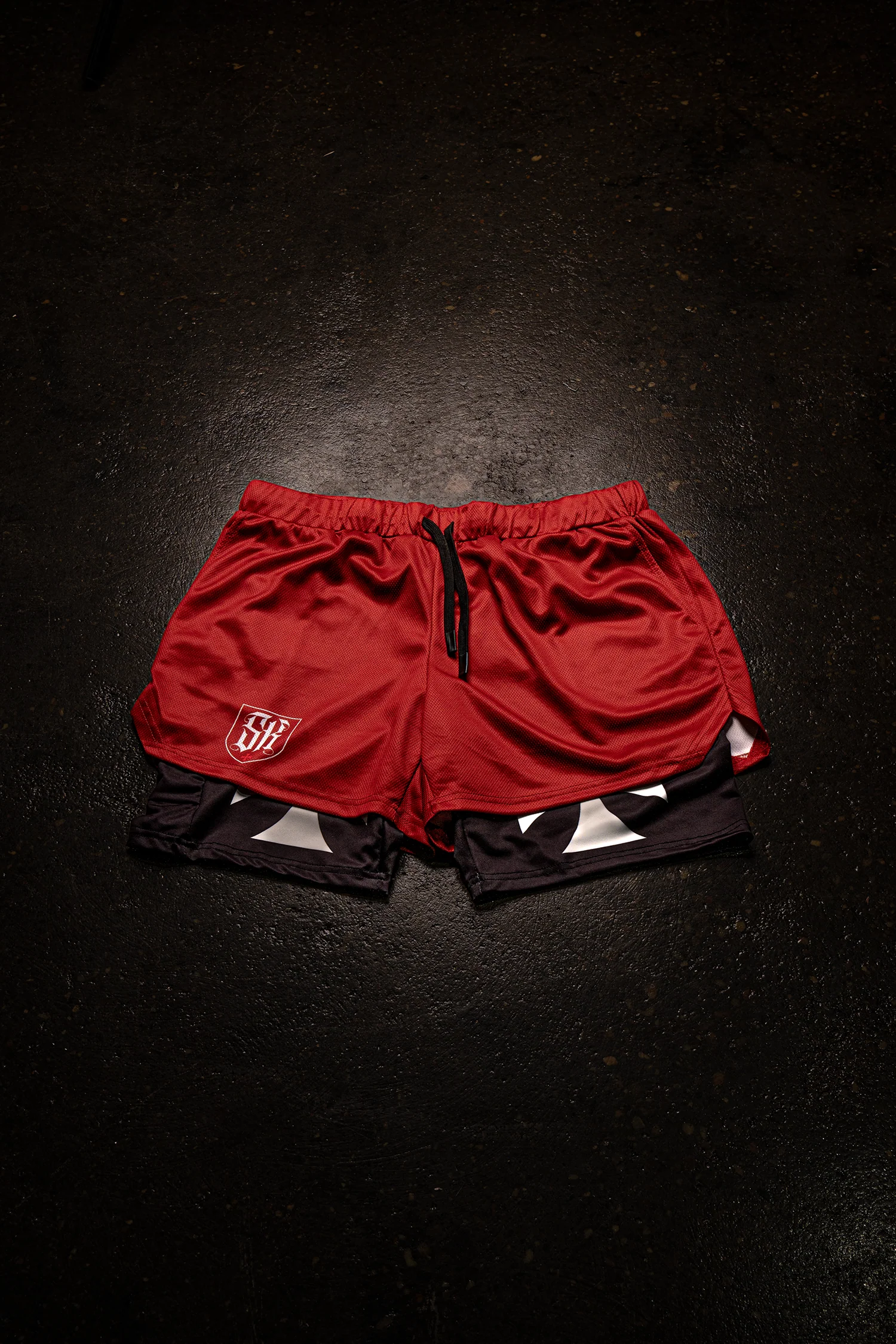 Crusader Cross Performance Shorts - Red - Image 3