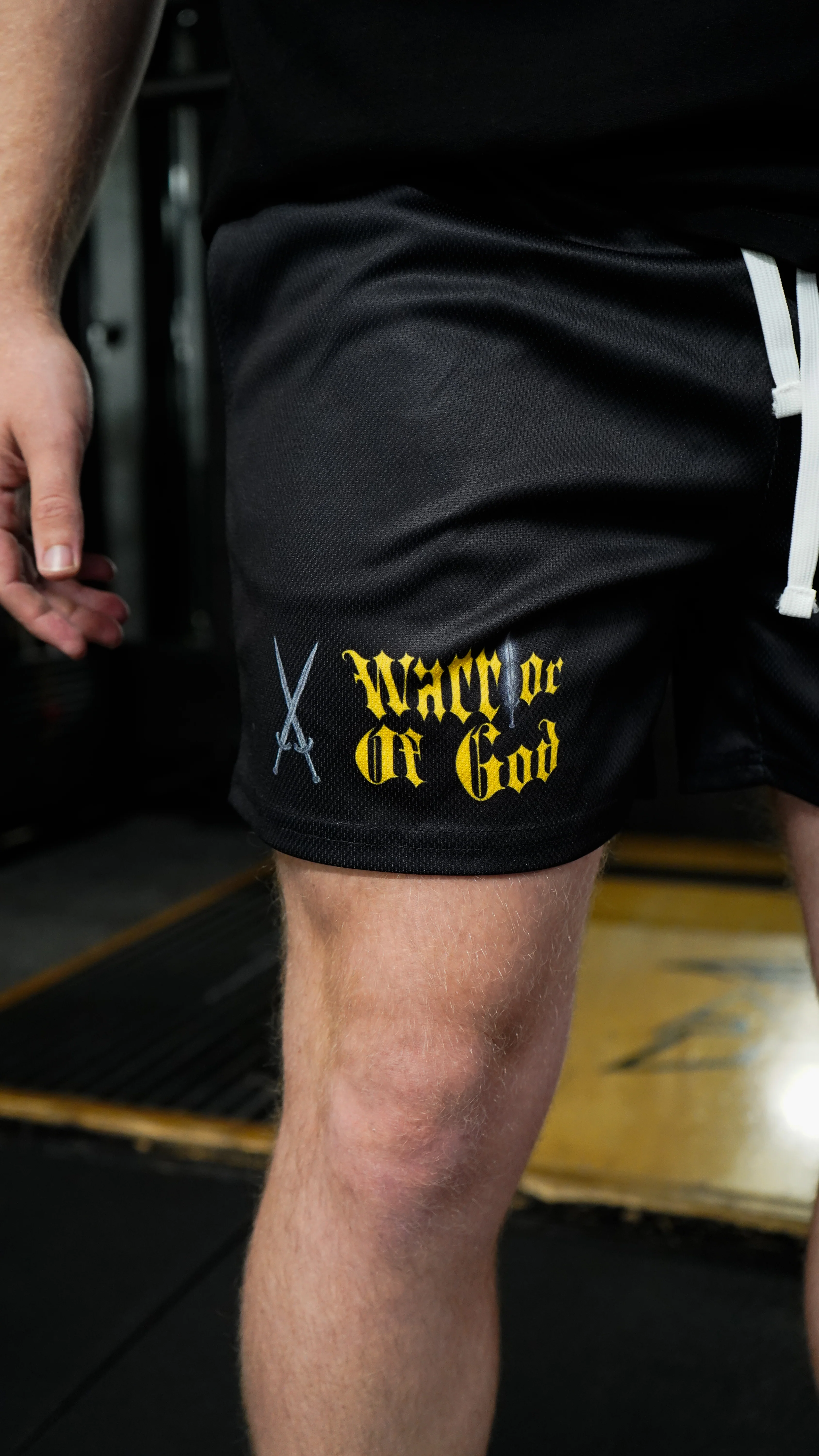 Crusader Mesh Shorts - Black - Image 4