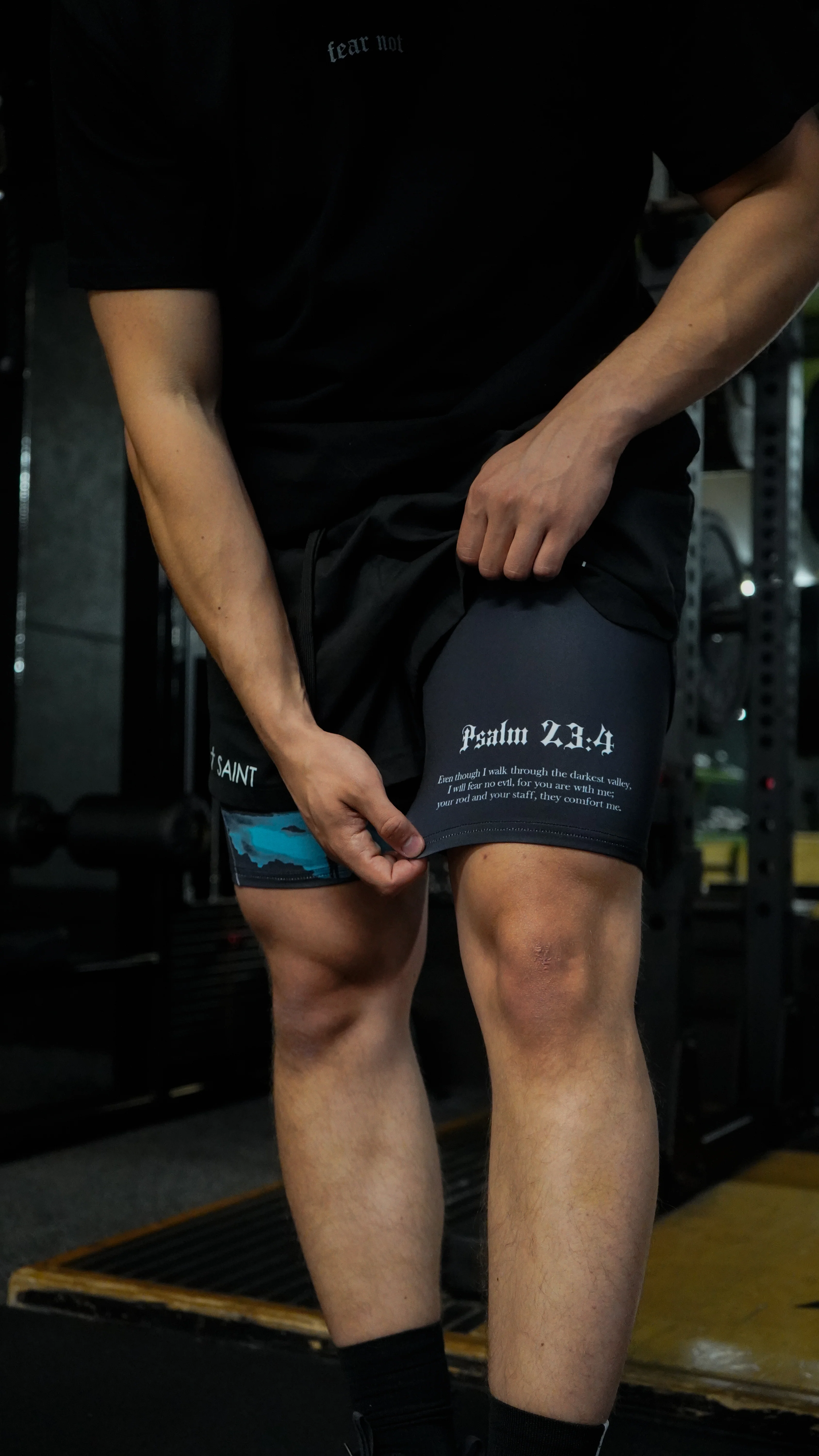 Darkest Valley Performance Shorts - Black - Image 3