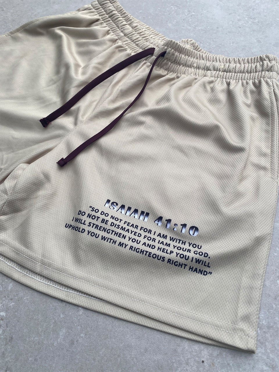 Fearless Mesh Shorts - Cream - Image 3