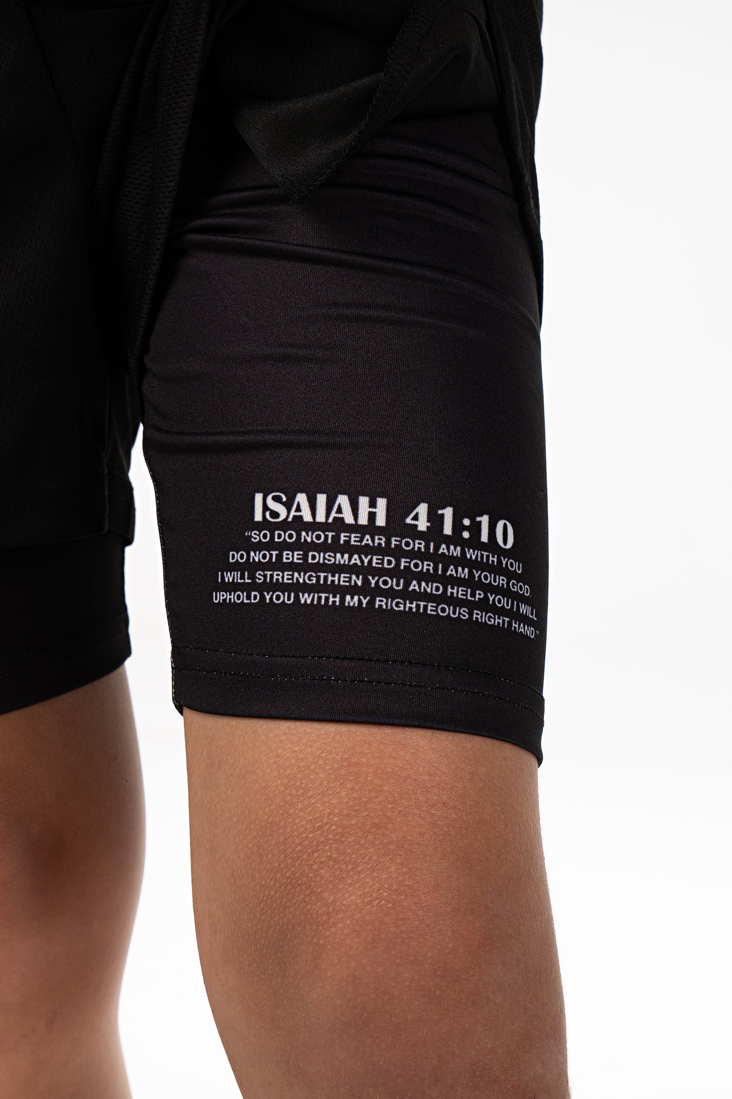 Isaiah 41:10 Youth Performance Shorts - Image 3