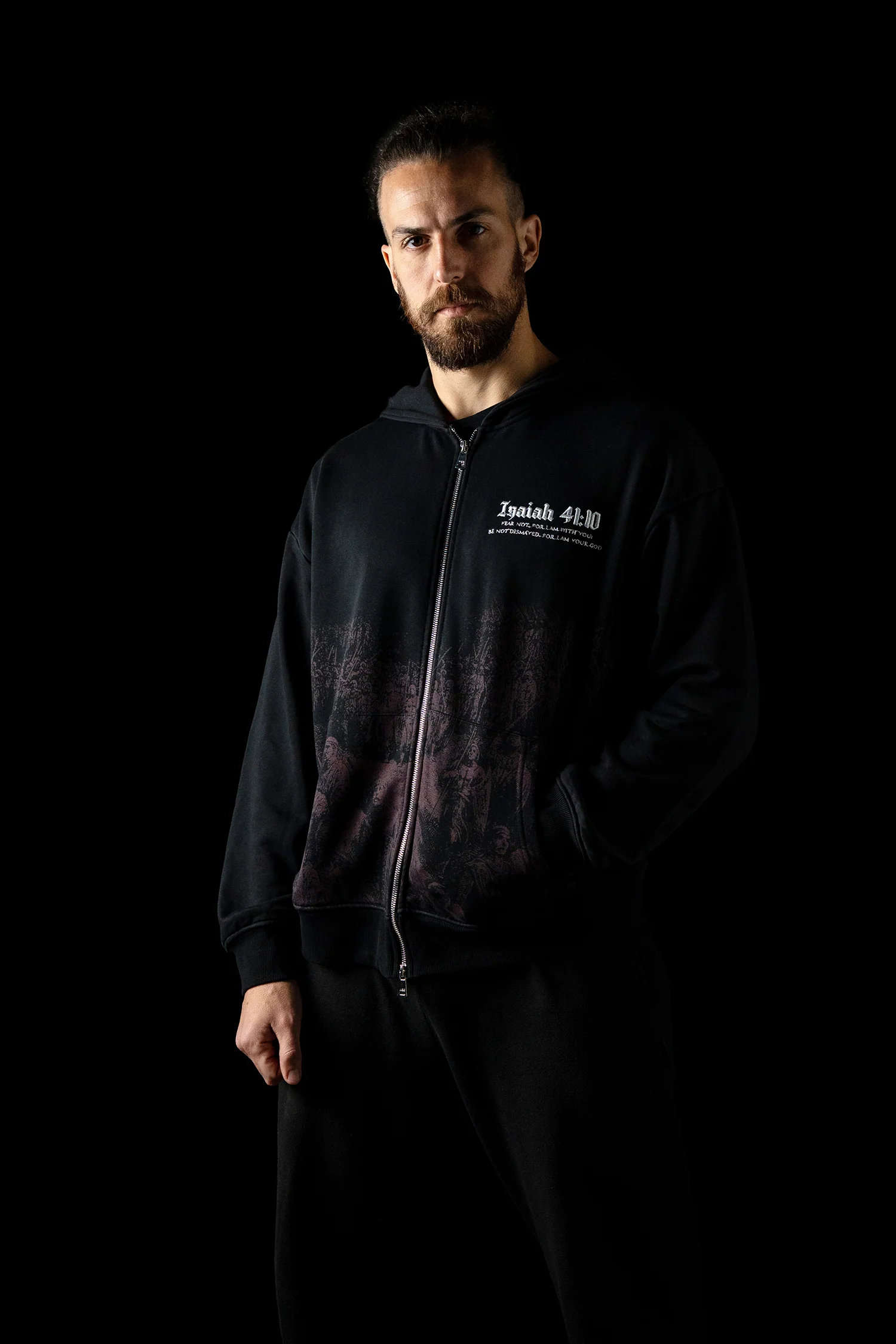 Isaiah 41:10 Zip Up Hoodie - Image 7