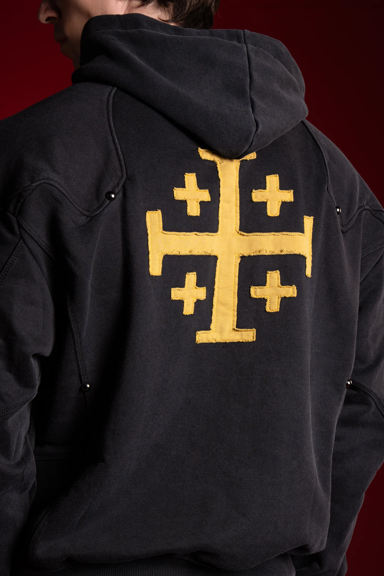 Jerusalem Cross Armor Hoodie - Image 4