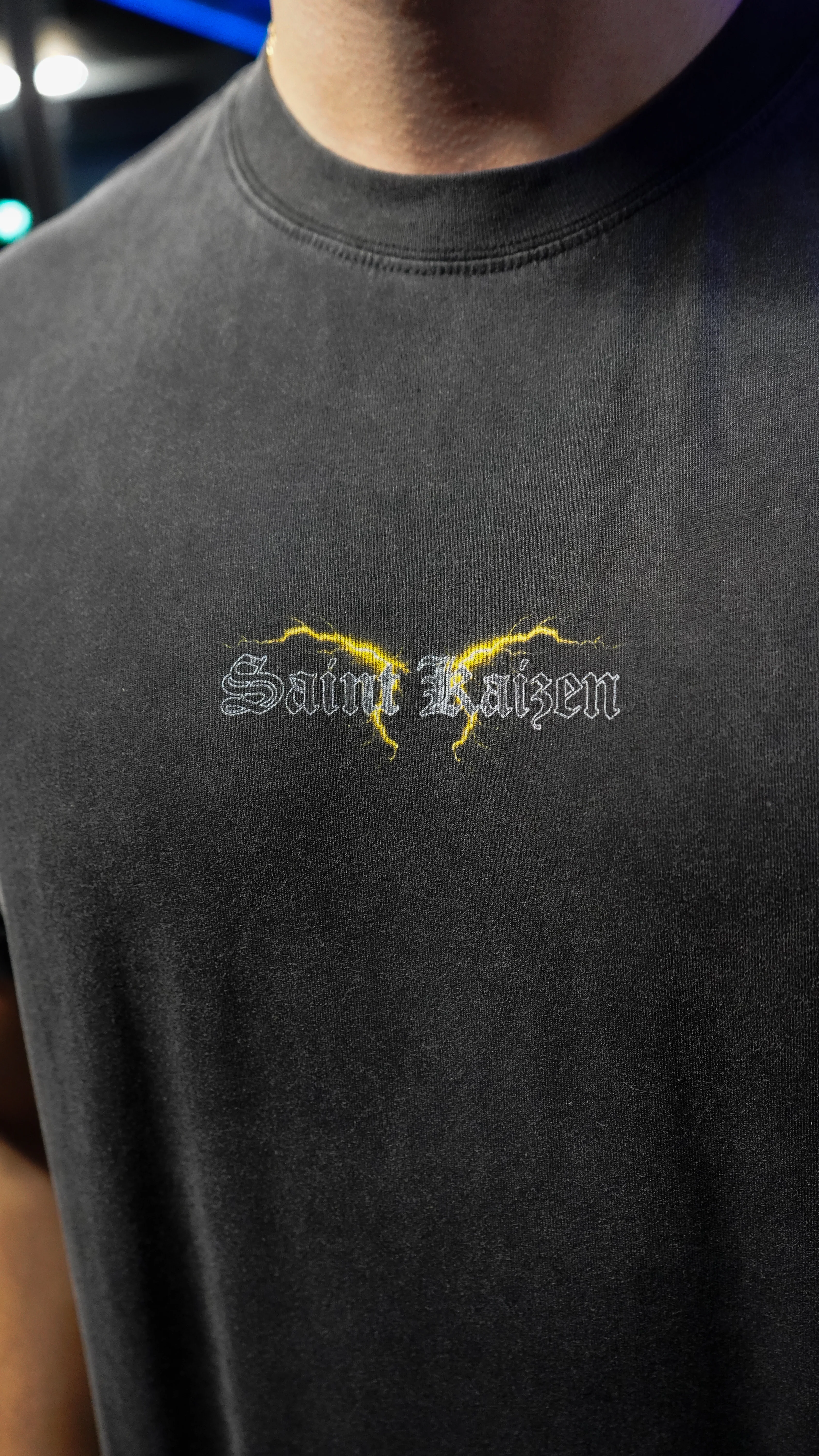 Light In The Darkness T-Shirt - Acid Wash - Image 7