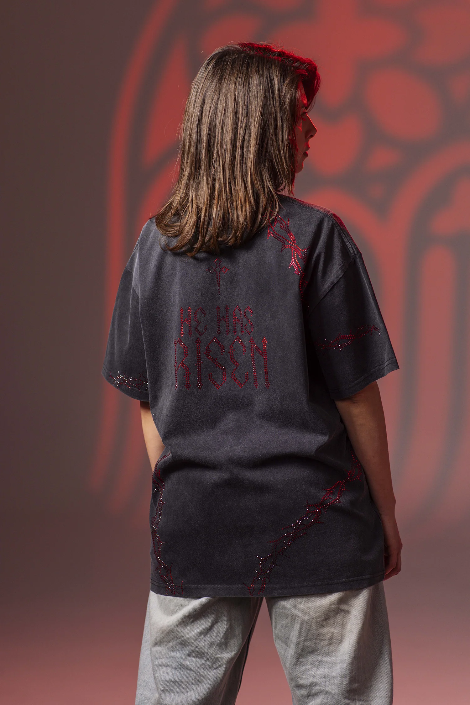 Risen Rhinestone T-Shirt - Image 4