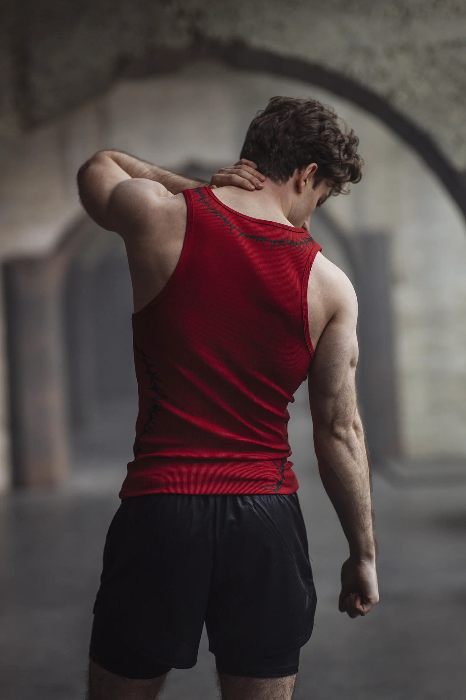 Risen Tank Top - Red - Image 3