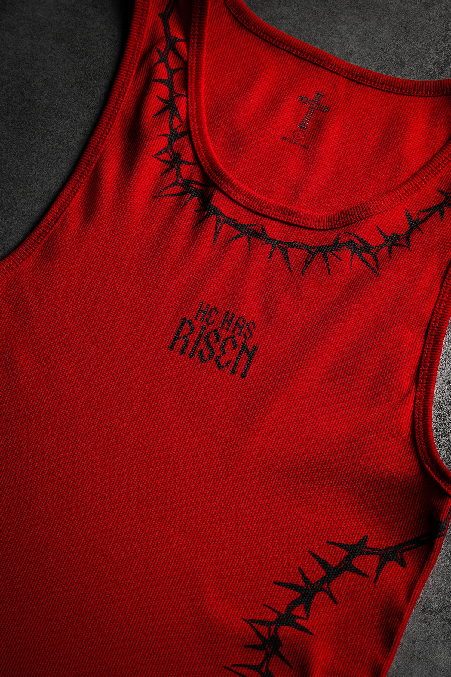 Risen Tank Top - Red - Image 8