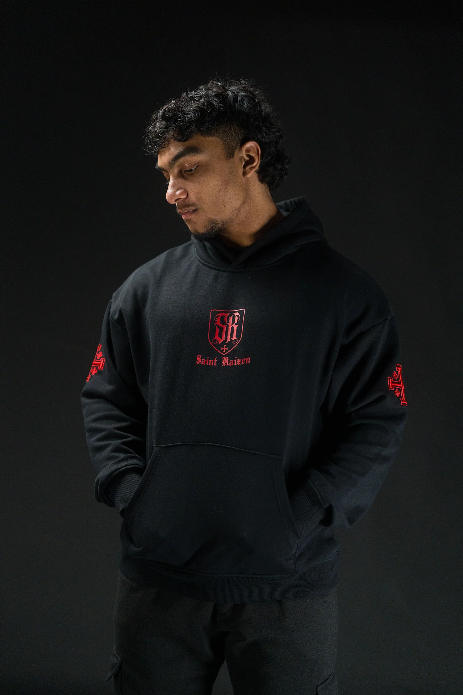 Soldier Embroidery Hoodie - Image 11