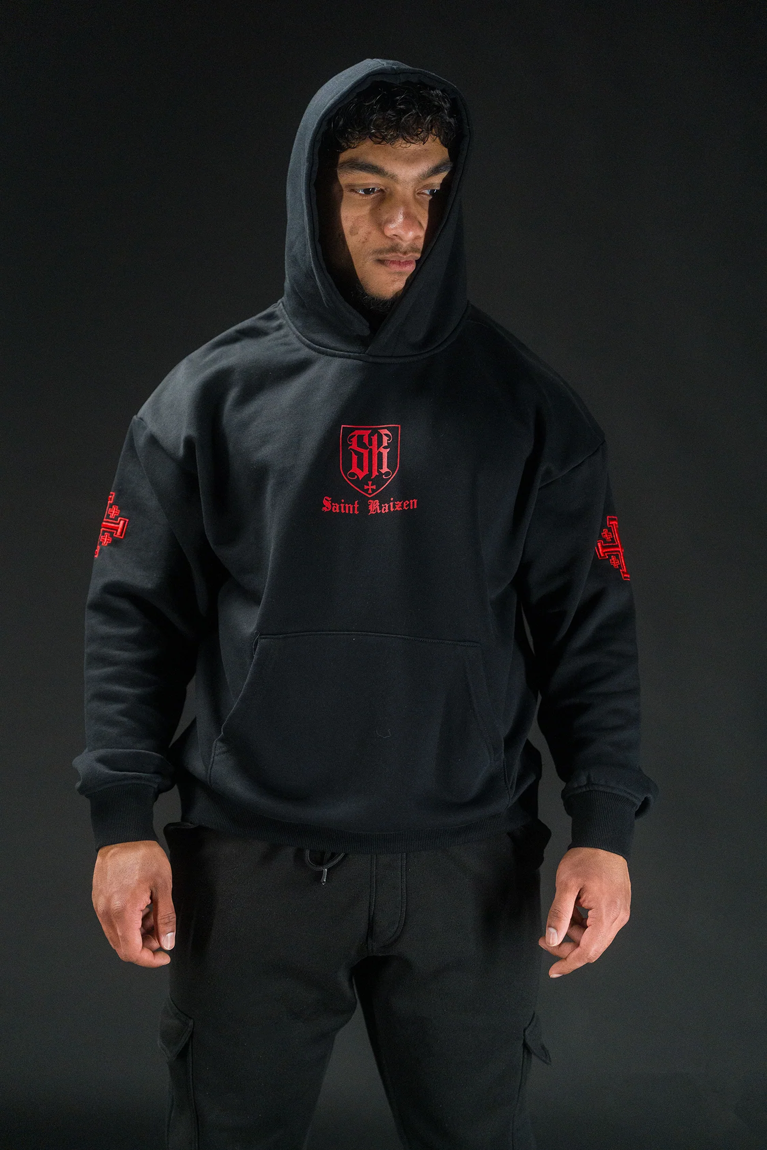 Soldier Embroidery Hoodie - Image 8
